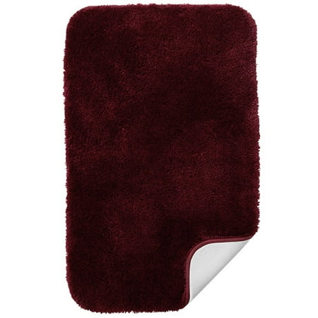 Canopy Essential Soft Bath Rug, Rich Garnet