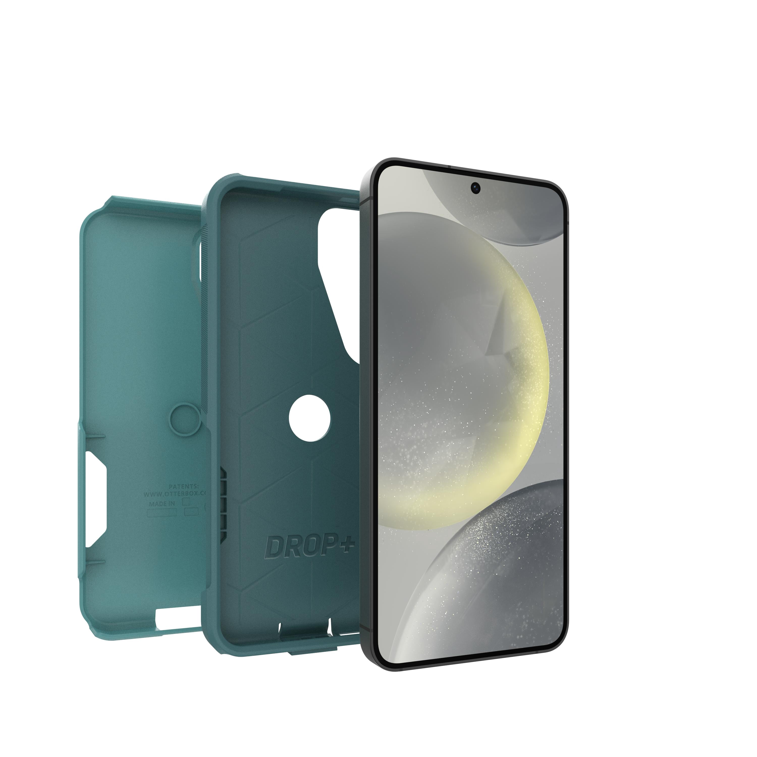 OtterBox Samsung Galaxy S24 (Only) - Commuter Series Case - Riveting Way (Teal) - Slim & Tough - Pocket-Friendly - with Port Protection - Non-Retail Packaging