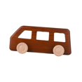 thumbnail image 1 of Perchero de madera con ganchos dobles para llaves, organizador y almacenamiento interior. Bus 23x3.5x10.5cm, 1 of 9