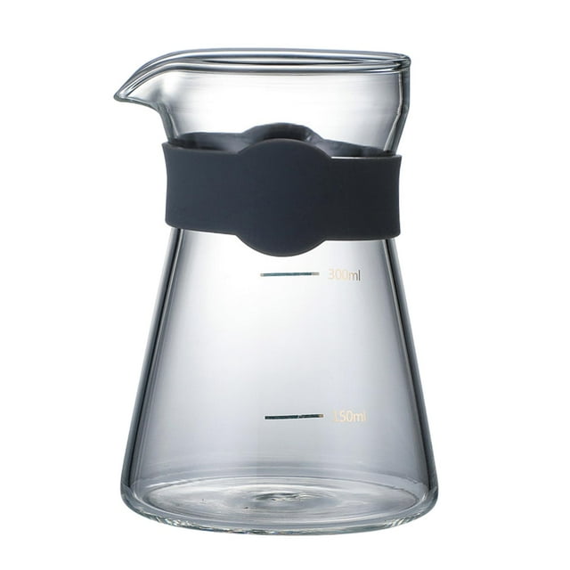 koolsoo Cafetière à Filtre avec Support en Bois Multicolore Pratique pour Pot Transparent Occidental