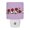 Purple, variant on Cute Panda LED Night Light, Chinese Calligraphy Ping An Good Fortune Cream Night Lights plug into Wall with Smart Sensor Dusk to Dawn Sensor for Nursery Bedroom 2.95x4.5in