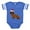 Royal Blue, variant on CafePress - FIN Santa Dachshund TRANS - Cute Infant Baby Football Bodysuit