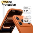 thumbnail image 5 of JETech Slim Fit Case for iPhone 17 Pro 6.3-Inch, Camera Lens Full Protection, Soft TPU Thin Protective Phone Cover with Matte Finish (Orange), 5 of 6