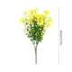 thumbnail image 3 of Flores artificiales 7 tenedores hojas mañana decoración del hogar ramo de boda patio exterior flores decorativas, 3 of 5