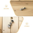 thumbnail image 3 of HAMPPLIES 6Ud Tornillos Para De Inodoro De Inoxidable Dividido Fácil Instalación, 3 of 8