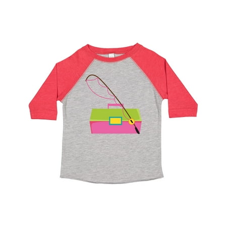 

Inktastic Fishing Tackle Girls Gift Toddler Toddler Girl T-Shirt