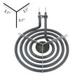 thumbnail image 4 of KITCHEN BASICS 101 4 Pack MP22YA Electric Range Burner Surface Element Replacement for Whirlpool KitchenAid Maytag Includes 2 8-Inch MP21YA & 2 6-Inch MP15YA 540331014,484783, TS5W8221,Y04000033, 4 of 8