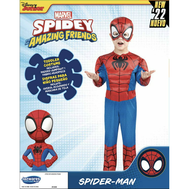 Marvels Spidey Halloween Toddler Costume -3t-4t