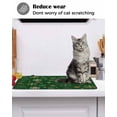 thumbnail image 6 of Large Induction Cooktop Protector Mat Christmas Snowflakes Stove Top Covers for Electric Stove, Winter Xmas Geometric Green Decorative Stove Burner Cover Mats, Glass Top Stove Cover, 6 of 7