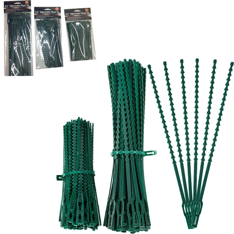 Adjustable Plant Ties 180 Pieces (3 Sizes), Flexible Ties Plastic