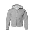 thumbnail image 2 of Gildan - Heavy Blend Youth Full-Zip Hooded Sweatshirt - 18600B - Sport Grey, 2 of 3