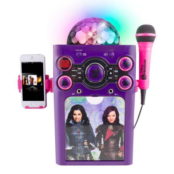 Disney Descendants Disco Ball Karaoke Machine