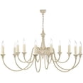 thumbnail image 4 of Creative Hobbies 2 Inch Tall Cream Plastic Candle Covers Sleeves Chandelier Socket Covers - Pack of 12 - Slip Over E12 Candelabra Base Sockets, 4 of 4