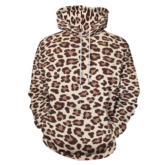 Animal Printing Leopard Men's Women New Sweatshirt Hoodie Men's Plus Size Sweatshirt Hooded Sweatshirt 3d Printed Street Men's Cloth