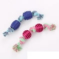 thumbnail image 5 of Dog Rope Toys for Aggressive Chewers Tough Rope Chew Toys for Large and Medium Dog, with Double Knot Ends & TPR Balls, 5 of 5