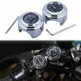 thumbnail image 1 of motorcycle handlebar clock thermometer motorcycle clock watches 7/8\", 1 of 9