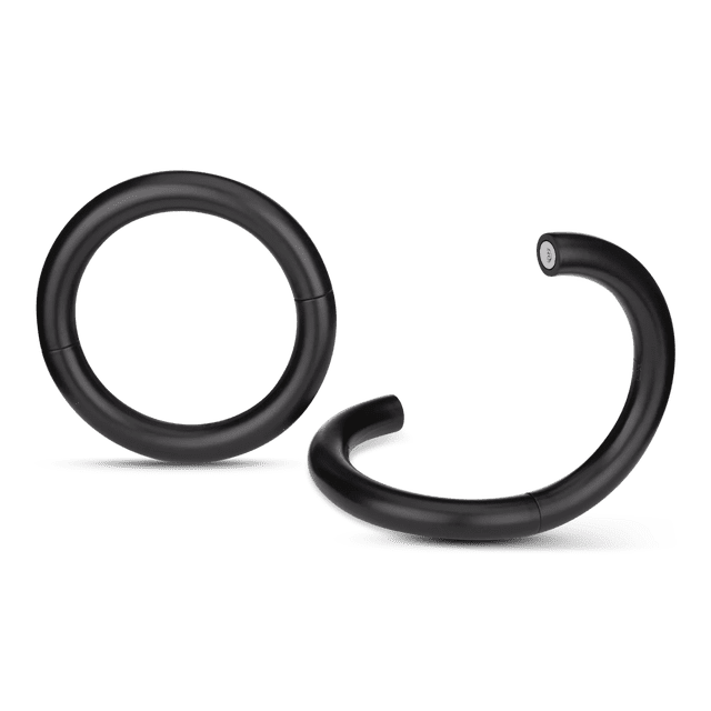 Bouclair Black Set of 2 Magnetic Metal Holdbacks