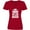 Red, variant on Inktastic Mother's Day Mom a Title Just Above Queen with Crown Women's V-Neck T-Shirt
