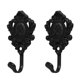 thumbnail image 1 of 2 ganchos de metal vintage decorativos para pared, para abrigos, delantales, sombreros, toallas, tazas de café y abrigos., 1 of 5