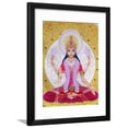thumbnail image 1 of Picture of Lakshmi, Goddess of Wealth and Consort of Lord Vishnu, Sitting Holding Lotus Flowers, Ha Framed Print Wall Art by Godong Sold by Art.Com, 1 of 5