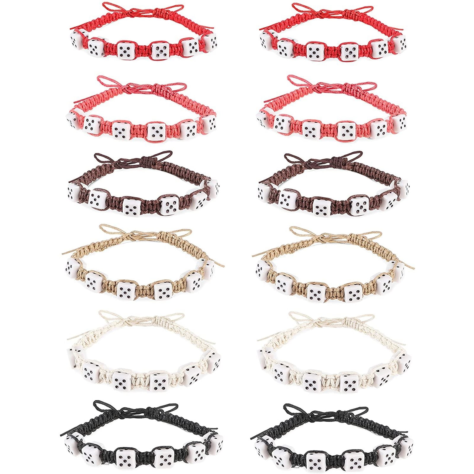 12 Brand New Assorted Friendship Bracelets 12 different styles per lot #B1254 