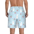 thumbnail image 3 of Naloa Easter Rabbit Men's Beach Shorts, Surfing shorts, Swim trunks, Quick Dry Swim Trunks for Surfing Beach Fun - Medium, 3 of 9