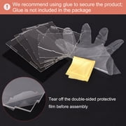 Uxcell Acrylic Clear Display Case Box Dustproof Protection Showcase Cube Collectibles Show Box 7.9x5.9x5.9inch