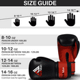 thumbnail image 3 of StellMan Boxing Gloves for Men & Women | PU Leather Training Gloves for Sparring, Kickboxing, Muay Thai, MMA | Multi-Layer Padding, 3 of 6
