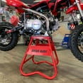 thumbnail image 6 of Dirtbag Brands Motorcycle Motocross Dirtbike Floor Mount Jack Stand, Red, 6 of 7