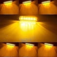 thumbnail image 5 of 4 vehicle emergency warning lights, truck emergency lights, strobe lights, 6 waterproof surface mount LEDs, 5 of 5