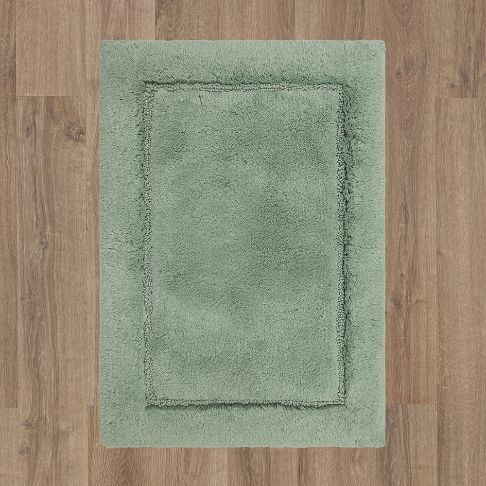 Mohawk Home Regency Plush Stain/Fade Resistant Non-Slip Machine Washable Bath Mat, Seaglass, 2' 3" x 3' 9"