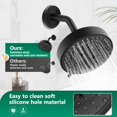 thumbnail image 1 of T2902BL Shower Trim Kit Compatible with moen T2902EPBL Shower Trim Kit Matte Black Shower Head and Shower Lever Handle Easy to Install Without 2510 Valve, 1 of 5