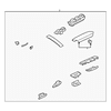 Genuine OE Mitsubishi Door Trim Panel - MR645510