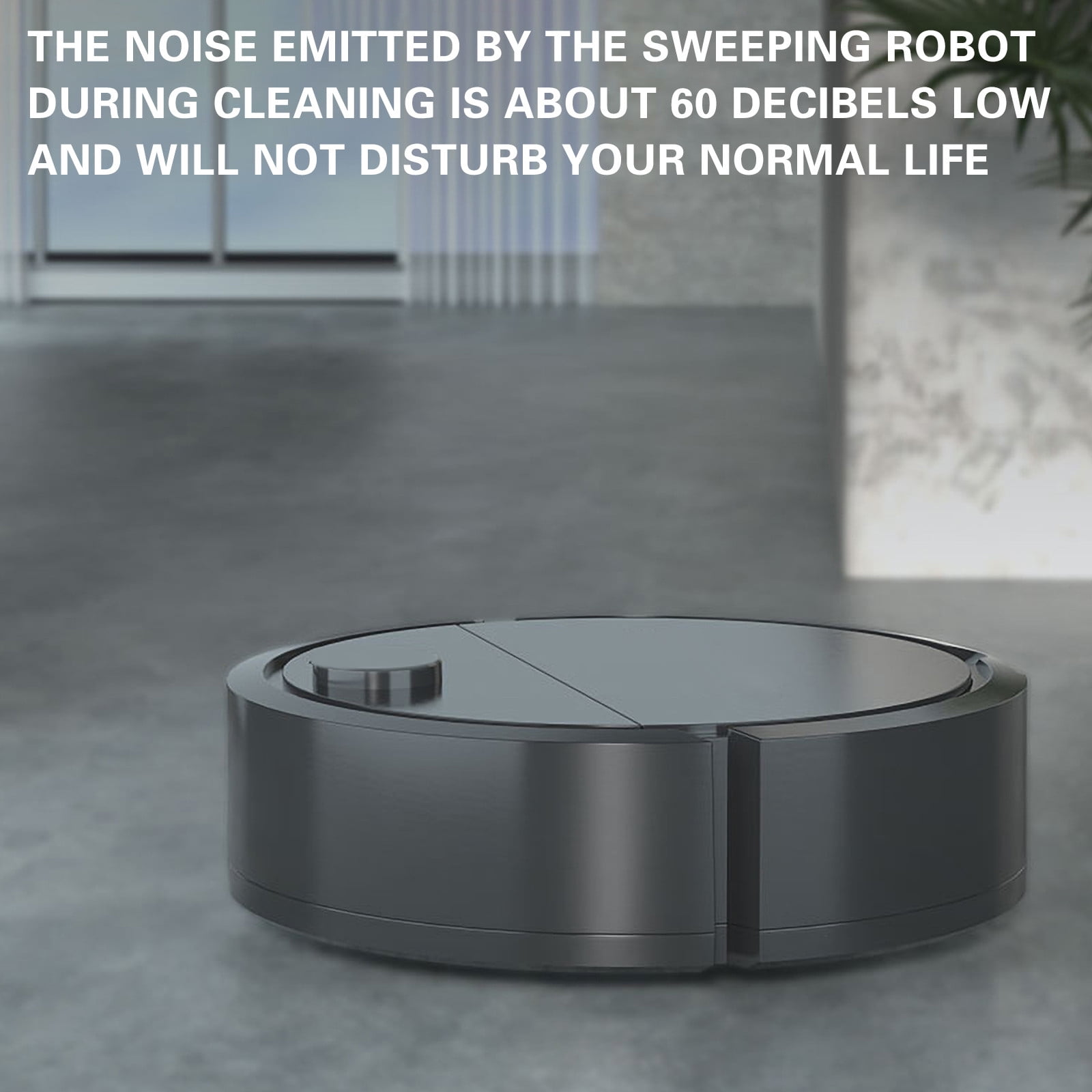 SPOORYYO Robot Vacuum And Mop Combo Mini 18x18x5.4cm 400mAh Lithium Battery 55db Quiet Operation Integrated Sweeping Suction Mopping Home Essentials