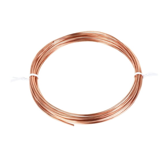 Uxcell Refrigeration Tubing Copper Tubing Coil 0.07" OD 0.03" ID 16.4Ft Length