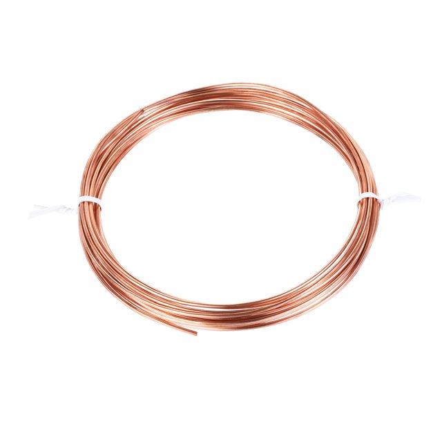 Tubo de refrigeración Uxcell, bobina de tubo de cobre 0.07" OD 0.03" ID, longitud de 16.4 pies