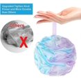 thumbnail image 3 of Shower Puff Loofah 75g/PCS Extra Large Shower Puffs Shower Sponge Shower Scrunchie Body Puff Shower Exfoliating Bath Sponge, 3 of 5