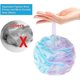 thumbnail image 3 of Shower Puff Loofah 75g/PCS Extra Large Shower Puffs Shower Sponge Shower Scrunchie Body Puff Shower Exfoliating Bath Sponge, 3 of 5