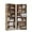 Brown, variant on IRONCK Bookshelves and Bookcases Set of 2 Floor Standing 6 Tiers Display Storage Shelves 70 in Tall Bookcase Home Decor Furniture for Home Office, Living Room, Bed Room
