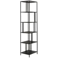 thumbnail image 3 of Evelyn&Zoe Cortland 18" Wide Rectangular Bookcase, Blackened Bronze, 3 of 7
