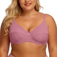 thumbnail image 2 of Ytndtr Plus Size Wireless Bra for Women Full Coverage Comfort Bralette Adjustable Straps Smooth Bra Everyday Lingerie, 2 of 5