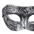 thumbnail image 3 of Xfvqtps Masquerade Mask for Men Half Face Retro Rome Mask Ball Mask Celebrations Party Accessory Silver, 3 of 4