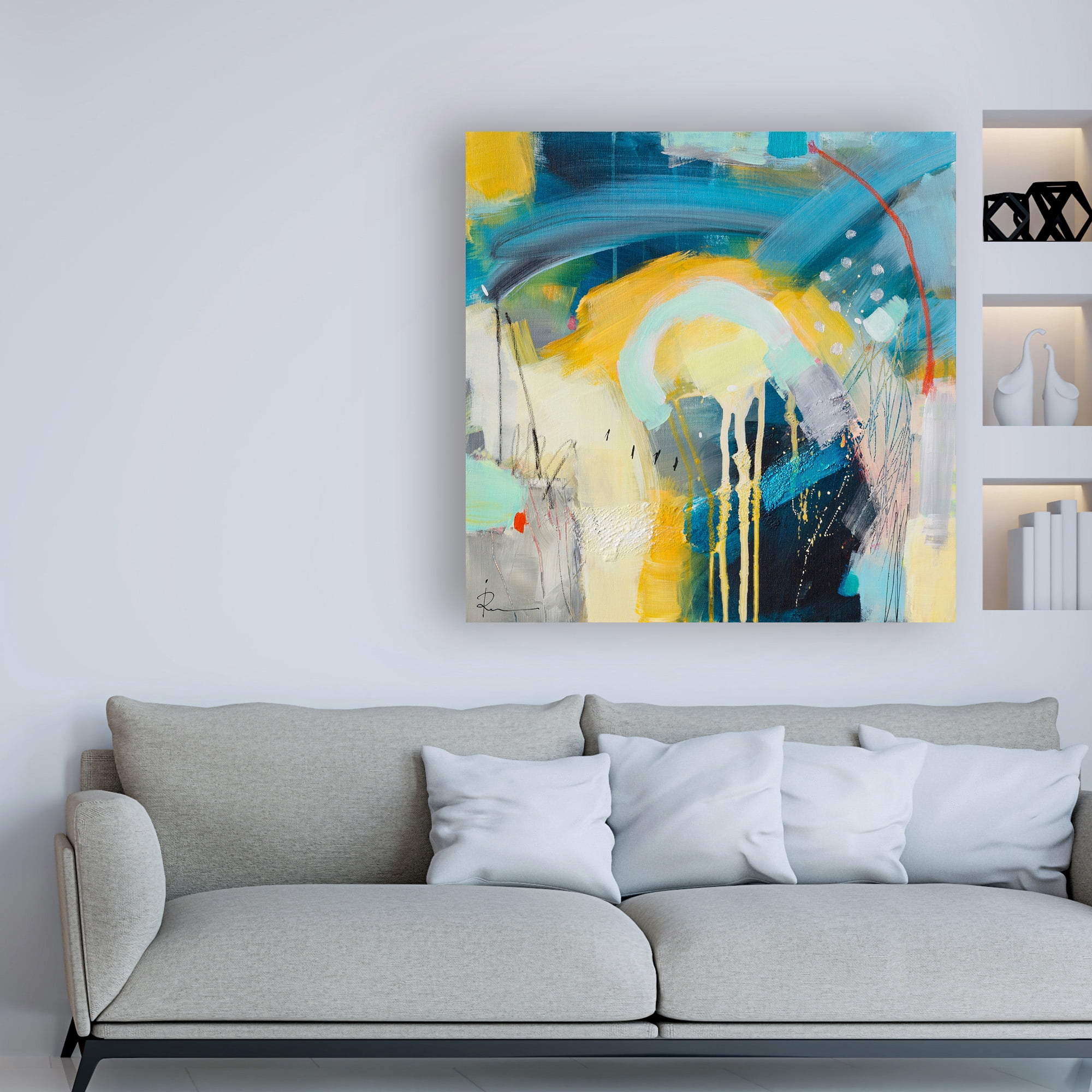 Trademark Fine Art 'Ira Ivanov Paint Expression Study 4' Canvas Art by Ira Ivanov