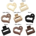 thumbnail image 2 of Hair Accessories Gift Solid Color Korean Style Barrette Styling Tools Hairpins Hair Claws Hair Clips Grabbing Clip BLACK 2, 2 of 8
