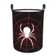 thumbnail image 1 of Balery Spider On The Web Cesta de ropa redonda con asas, impermeable, independiente, para ropa, juguetes, dormitorio y familia-Medium, 1 of 6