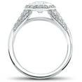 thumbnail image 2 of Pompeii 3/4 ct Lab Created Diamond Vintage Halo Zoe Engagement Ring White Gold 14k (F,VS), 2 of 3