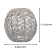 thumbnail image 2 of MasteelfCA Home Lamp Cover Creative Chinese Style Lampshade Woven Chandelier Lampshade Photo Prop, 2 of 8