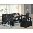 thumbnail image 3 of Luxe by East West Furniture 10-piece Dining Room Table Set a Rectangular Kitchen Table with a coffee Table, 3 of 3