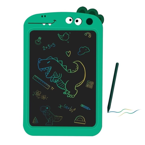 Tableta de escritura LCD Fullware para niños, tablero de dibujo colorido de 10,5 pulgadas, juguetes de dinosaurio, tableta de dibujo, regalo para niños y niñas de 3 4 5 6 7 8 años