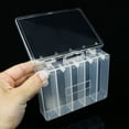 thumbnail image 2 of Petits Contenants de Rangement en Plastique Appâts de Pêche en Plastique Hameçon Équipement Boîte de Rangement Étui Contenant 5 Compartiments Petite Boîte de Rangement en Plastique, 2 of 8